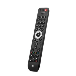 One For All Evolve 2 Universal Remote Control - Operates 2 devices (Cable, DTT, IPTV, Sat, TNT, TV) - Works with all brands - Black -URC7125