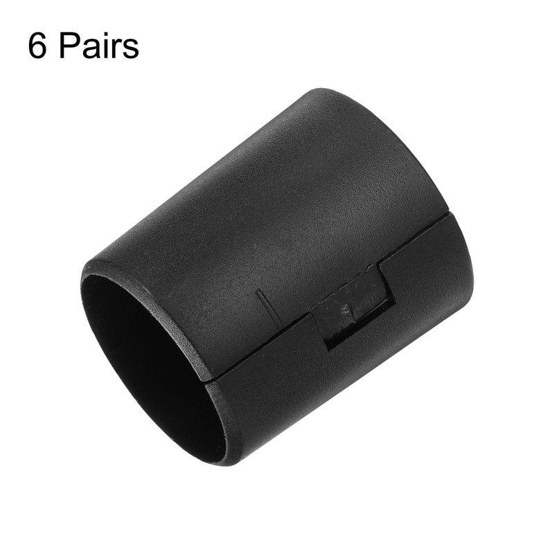 HARFINGTON 6 Pairs Wire Shelf Clips 1-1/2"(38mm) ABS Plastic Shelf