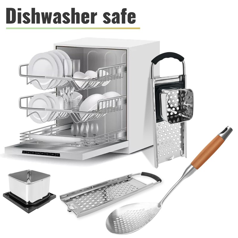 Spaetzle Maker, Premium Grade Stainless Steel Spaetzle Press and Spider