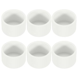 PATIKIL 1-1/4" PVC Pipe End Cap Fitting, 20 Pack Furniture Grade Pipe Plug Adapter Socket Fittings for Build PVC Furniture DIY Garden Shelf Support Structure Storage, White