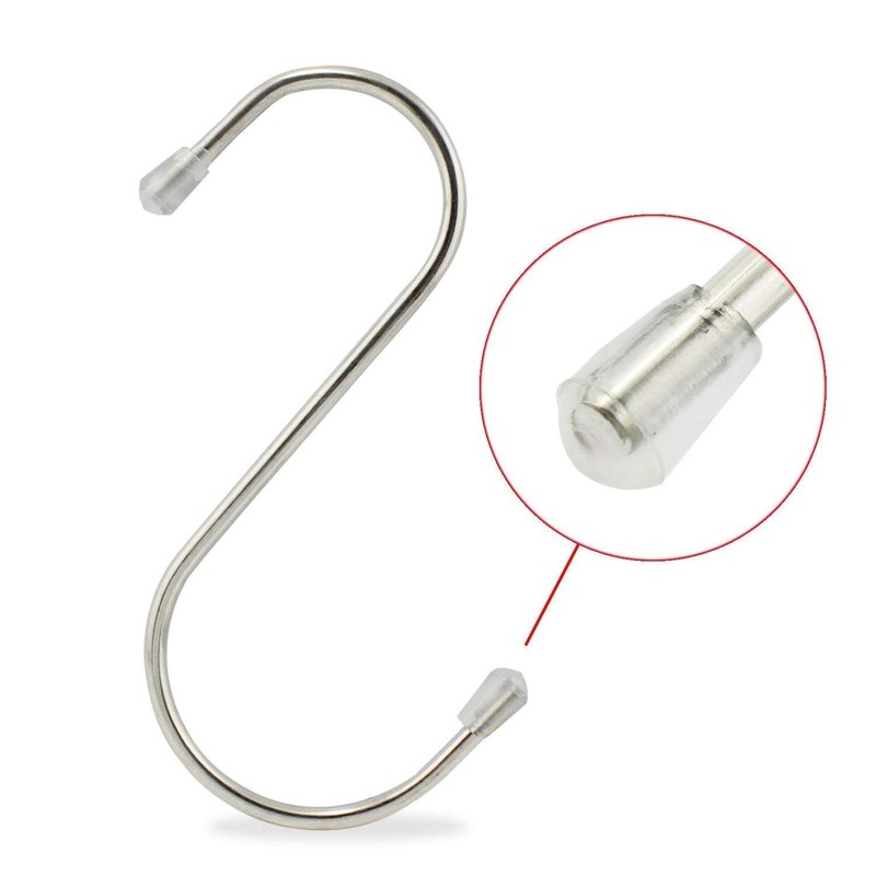 KEESIN 15 Pack S Shaped Hanging Hook Stainless Steel Hanger