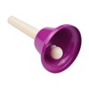 8pcs Colorful Handbell 8 Note Diatonic Metal Hand Bells Set
