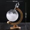 Viitech Storm Glass Weather Forecaster, Globe-Shaped Weather Glass Weather Station,