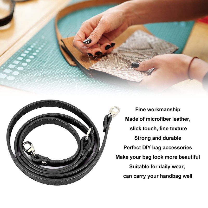 Genuine Leather Bag Straps DIY Fashion Casual Simple Style Bag