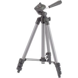 Cullmann ALPHA 1000 tripod with 3-way head (3 pull-outs, weight 480g, load capacity 1 kg, 106cm height, packed size 37cm)