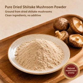 Mkostlich Shiitake Mushroom Powder for Cooking, 3.52oz Umami Powder, Mushroom Seasoning Powder for Soups and Sauces (3.52oz)