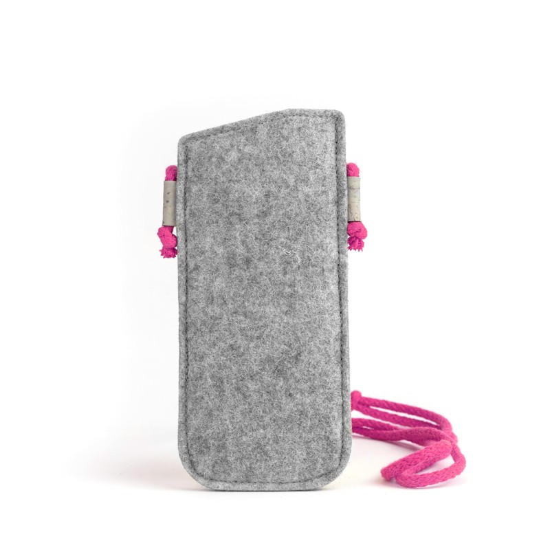stilbag Neck Glasses Case Made of Wool Felt, Robust Attachment