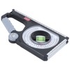 FTVOGUE Protractor, magnetic inclinometer, universal protractor, professional inclinometer, angle level,