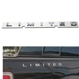 1pc OEM Limited Emblem Side Badges Nameplate 3D Limited Compatible with 150 250 350 Gloosy Finish (Chrome)