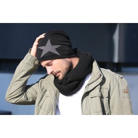 Brandit Unisex Loop Scarf, Knitted Scarf, Tube Scarf -
