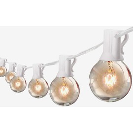 VAVOFO Outdoor String Lights 50FT Patio String Lights Outside Globe Bulbs, Waterproof Hanging String Lights for Backyard Bistro Deckyard Cafe Gazebo Porch Garden Party (White)