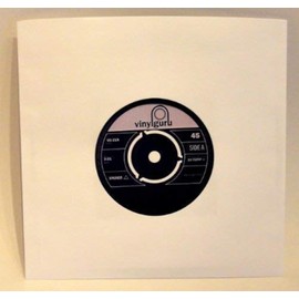 20 x 7" inch Vinyl Record 45RPM Single White Paper Sleeves Covers