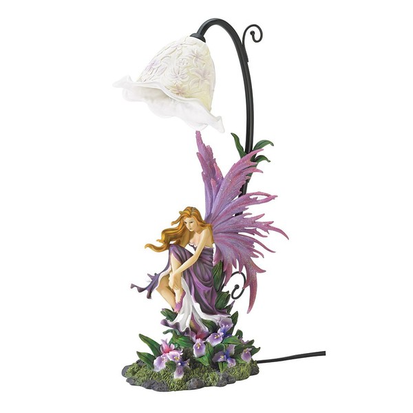 StealStreet SS-EG-38832 Orchid Fairy Table Lamp, 17.38"