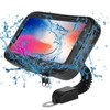 Professional Waterproof Moto Support Case, SUNSEATON 360 Degree Rotation Universal