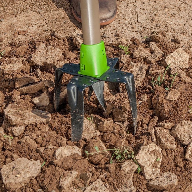 AMES 2917100 Steel Garden Tiller with T-Grip, 41-Inch