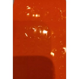 WTP 3/16" Diameter 100 Pack Flasher Eyes Fishing Lure Tape in ORANGE EYES