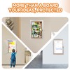 Enclosed Bulletin Board with Locking Door, Outdoor Bulletin Board Weatherproof,
