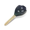 【Gn286】ブランクキー 車 鍵 トヨタ 表 3ボタン スペアキー ハイエース 200系 アイシス