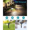 Kipeini 102 LEDs Solar Spot Lights Outdoor, [ 4 Modes/8