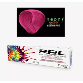 Nutrapél Professional Tinte Para Cabello Neon Algodon Cotton Pink Fantasía