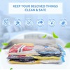 Pack of 3 Strong Vacuum Storage Space Savings Bags Reusable