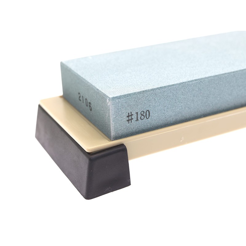 Suehiro General Use 荒砥 Stone Green, PC Stand with Rubber