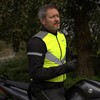 JDC Motorcycle Hi Vis Vest High Visibility Zipper Safety Reflective