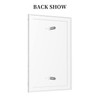 White Grey Marble Blank Wall Plate One Gang Decorative Light