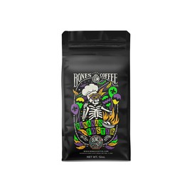 Bones Coffee Company Bananas Foster Flavored Coffee Beans & Ground Coffee | 12 oz Flavored Coffee Gifts Flavored Coffee Ground & Beans (Whole Bean)