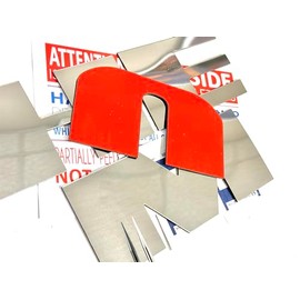 Chrome Rear Bumper Letters Compatible with H2 ABS Plastic Selfadhesive Inserts Not Decals