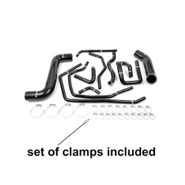 Silicone Radiator Hose Kit сompatible with Subaru Impreza WRX/STI/GDA/GDB EJ207 02-06 11 pcs, black