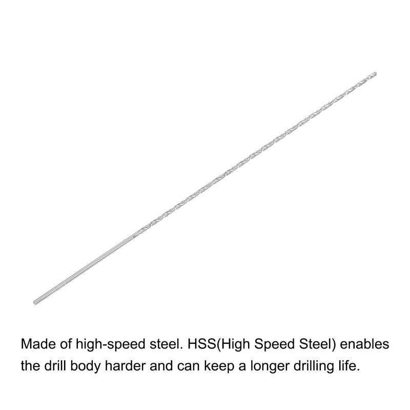 sourcing map 2 x HSS twist drills (high-speed steel) extra