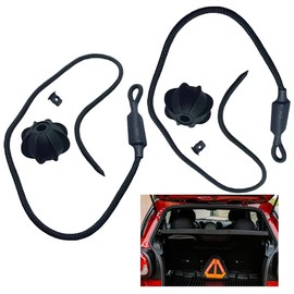 Shinever Car Parcel Shelf Cords, Pack of 2, Interior Rear Parcel Shelf String, Tonneau Cover Strap Cord Hanging Rope Car Accessories Replacement for Golf MK5 MK6 MK7 GTI 2006-2013