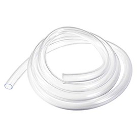 sourcing map PVC Hose Tube, 10mm(0.39") ID x 13mm(0.51") OD 1.5m/4.9ft Clear Vinyl Tubing, Plastic Flexible Water Pipe