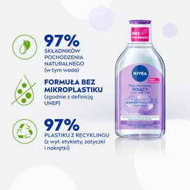 NIVEA Soothing Micellar Liquid with Amino Acid Complex and Dexpanthenol for Sensitive and Hypersensitive Skin 400 ml