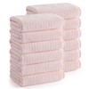 REDKISS 12 Pack Microfiber Washcloths Set, 12 x 12 Inches,