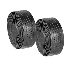 GORIX Bar Tape, Road Bike, Bicycle Handle Tape, Shock Absorption, Black (AERO PUNCH)