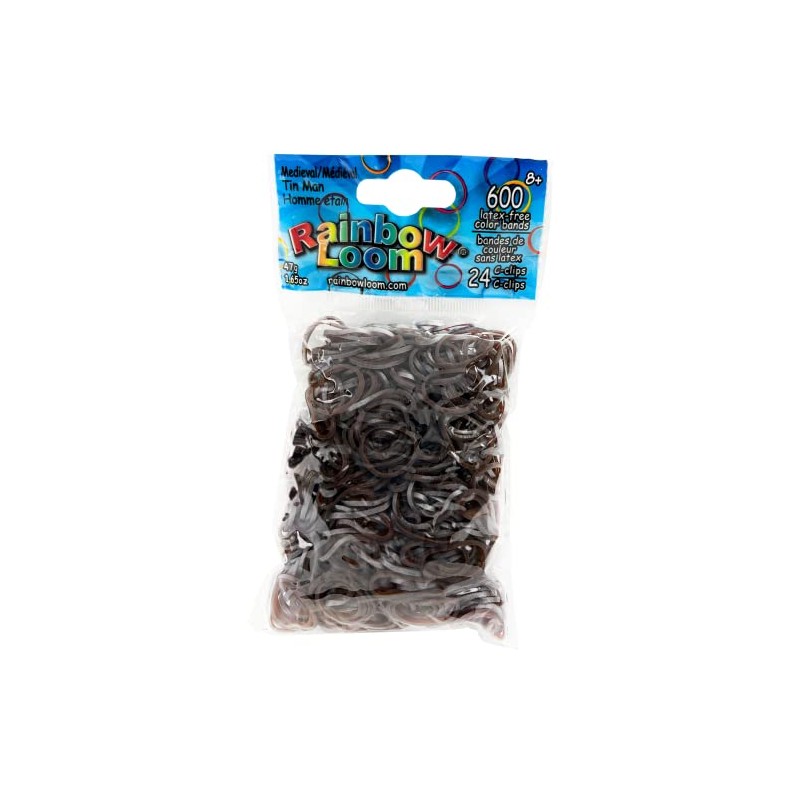 Rainbow Loom Medieval Collection: Tin Man Rubber Bands with 24