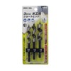 GREAT TOOL WDS-03 Short Bit for Carpentry 3 Piece Set