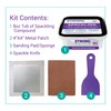StrongPatch Drywall Repair Kit with Spackling, Adhesive Metal Patch, Spackling