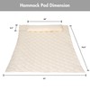 ANOW Double Hammock Pad and Hammock Pillow Set, Portable Polyester