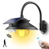 SIEDiNLAR Solar Barn Light Outdoor 3 Modes 2 Lighting, Garage