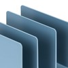 Bookends Simple Style Wide Mouth Design Blue Color Plastic Material