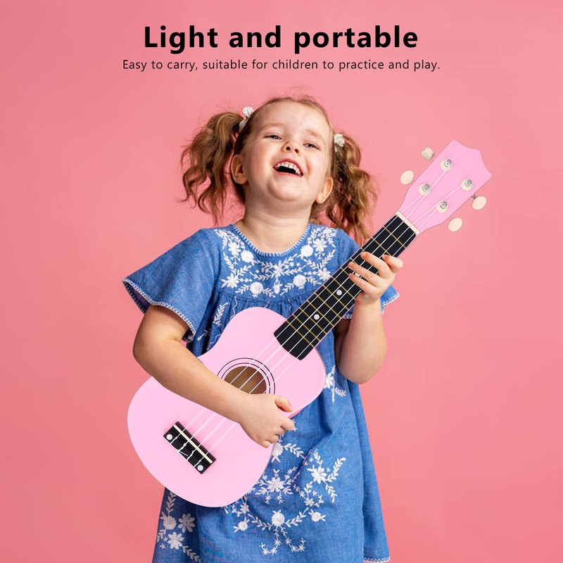 Kids Toy Ukulele Guitar Wooden Kids Toy Guitar 4 Strings