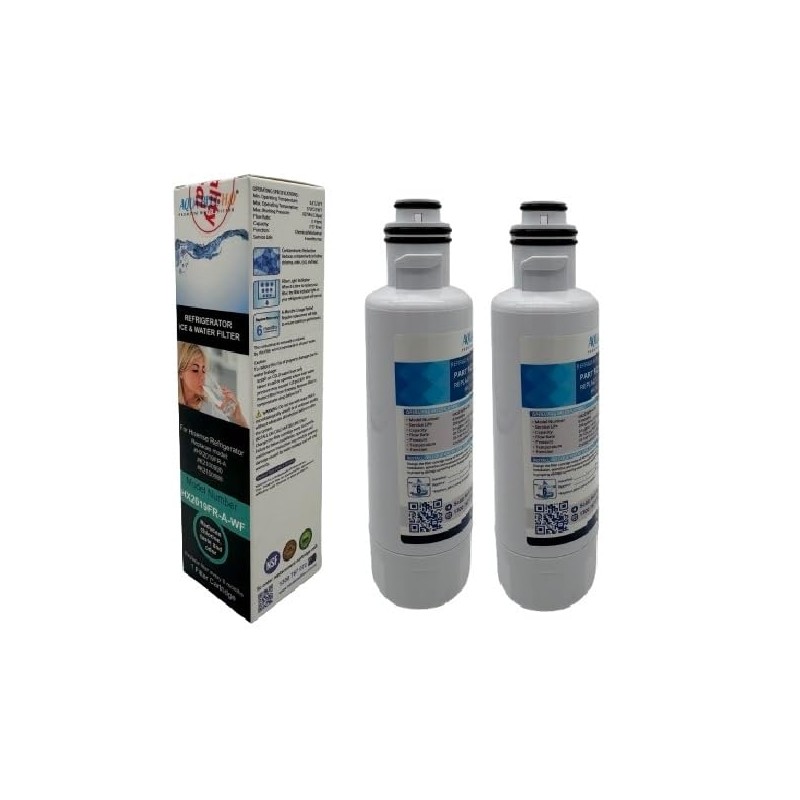 Aqua Blue H20 Premium Fridge Filter Compatible K2100990 K2100988 HX2019FR-A