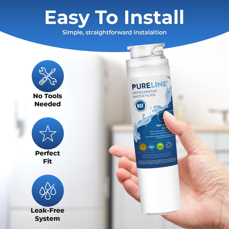 Pureline MSWF Replacement for GE MSWF, RWF1500A, 101820A, 101821B Refrigerator