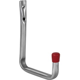 ALPENSTAHL Wall Hook Holder Garage Hook Workshop | Device Holder 140 x 114 mm | Mounting Hooks for Wall Mounting | Heavy Duty Hooks Metal Load Capacity 30 kg | Pack of 6 - Mounting Hook Set U-Shape