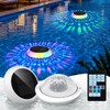 Solar Powered Floating Pool Lights with Rotating Motor – 7.6"