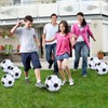 Roontin Inflatable Football, 3 Pack with Pump, for Kids and