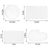 Tray Resin Molds for Casting, Gartful 4PCS Large Silicone Epoxy